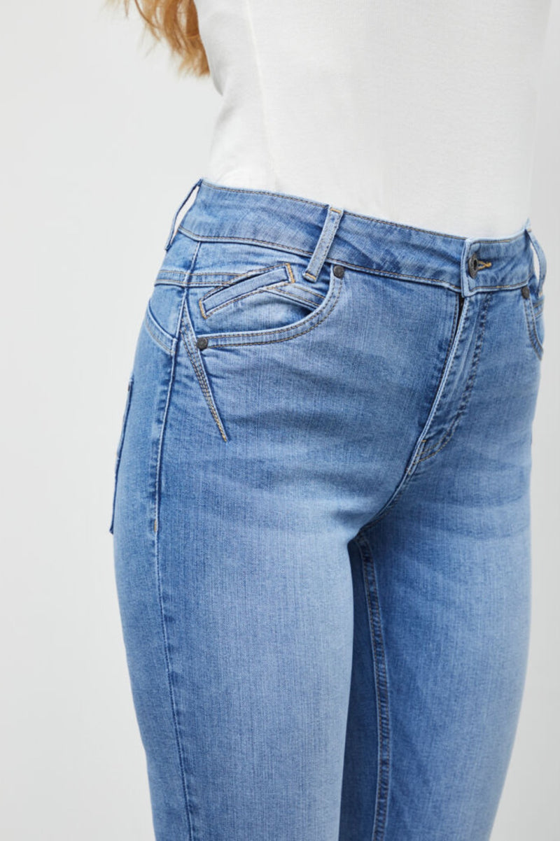 Pulz Carmen/Emma jeans slim fit light blue