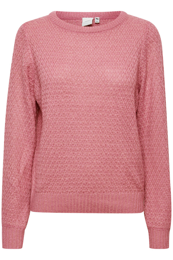 Ichi strik rund hals rosa Odansa