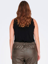 Only Carmakoma Bennedikte top med blonde sort