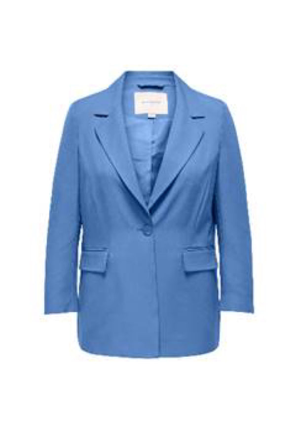 Only Carmakoma Thea blazer lyseblå