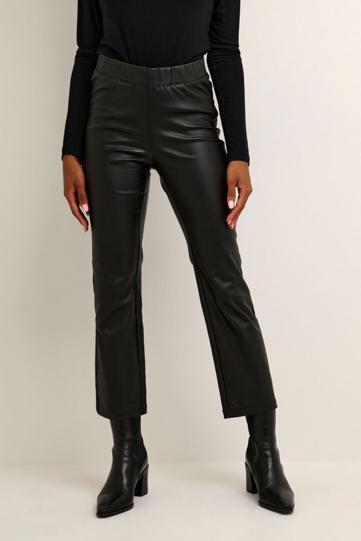 Kaffe Ada croped jeggings sort