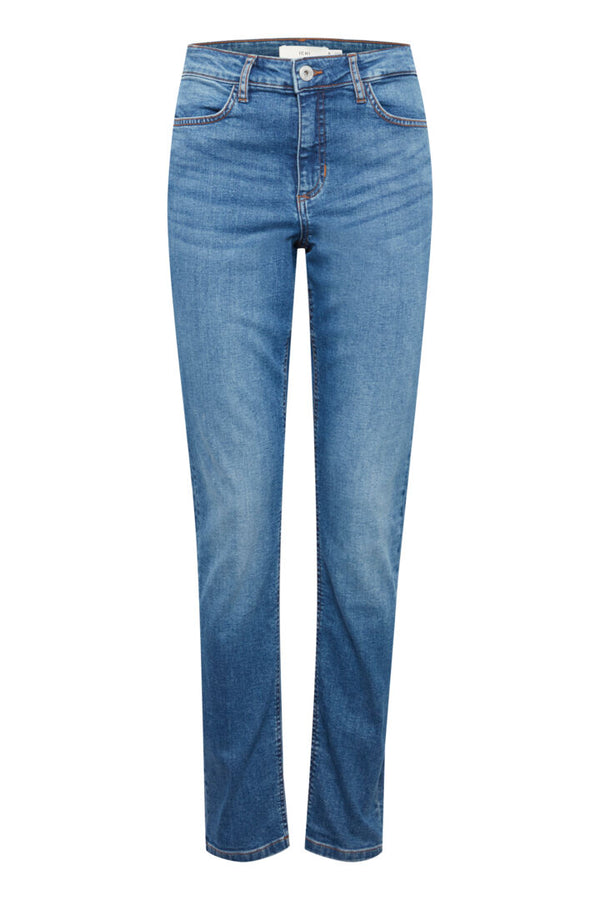 Ichi Twiggy Raven medium blue long