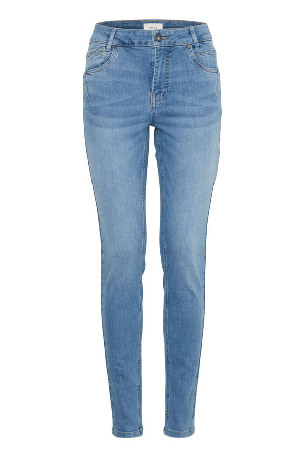 Pulz Carmen/Emma jeans slim fit light blue